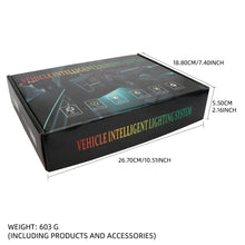 10-IN-1 Ambient LED Car Interior Light with Acrylic Rainbow Strip