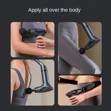 Extended handle fascia gun massage vibration impact massage pull strap