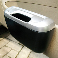 Mini Car Trash Can with Spring Lid