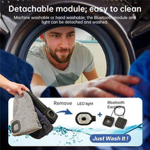 Warm LED Beanie with Bluetooth 5.4 Stereo, USB Rechargeable & 3-Level Adjustable Light | Music & Heating Winter Hat