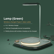Modern 3-in-1 LED Desk Lamp & Wireless Charger