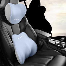 Ergonomic Memory Foam Car Neck Pillow & Lumbar Support Set