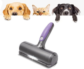 Pet Hair Remover Roller with LED Light | Sticky Lint Roller for Clothes, Furniture & Carpets