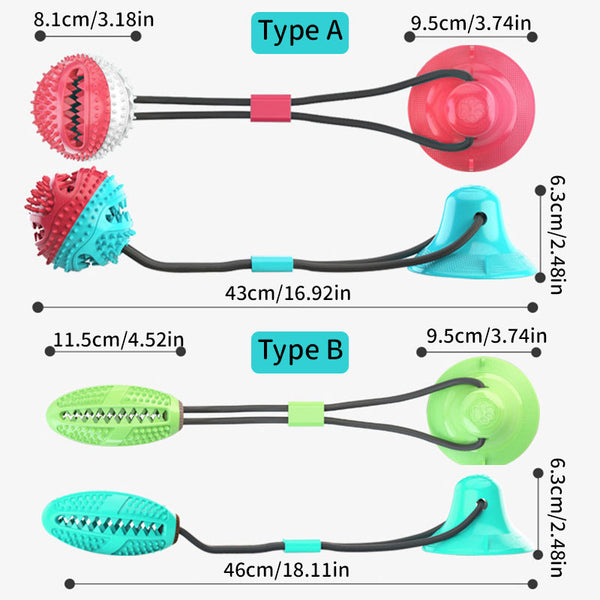 Interactive Self-Playing Chew Ball & Teeth Cleaner for Dog