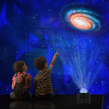 HD Galaxy Projector & Home Planetarium | Rechargeable Night Light with 12 Solar System Discs
