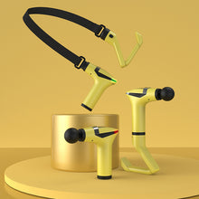 Extended handle fascia gun massage vibration impact massage pull strap