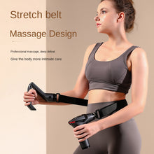 Extended handle fascia gun massage vibration impact massage pull strap