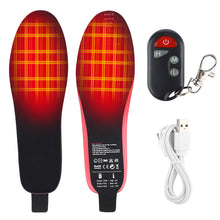 Wireless Electric Heated Insoles with Remote