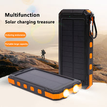 Ultra thin solar power bank 20000mAh with compass