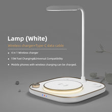 Modern 3-in-1 LED Desk Lamp & Wireless Charger