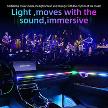 10-IN-1 Ambient LED Car Interior Light with Acrylic Rainbow Strip