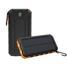 Ultra thin solar power bank 20000mAh with compass