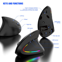Wireless Ergonomic Vertical Mouse