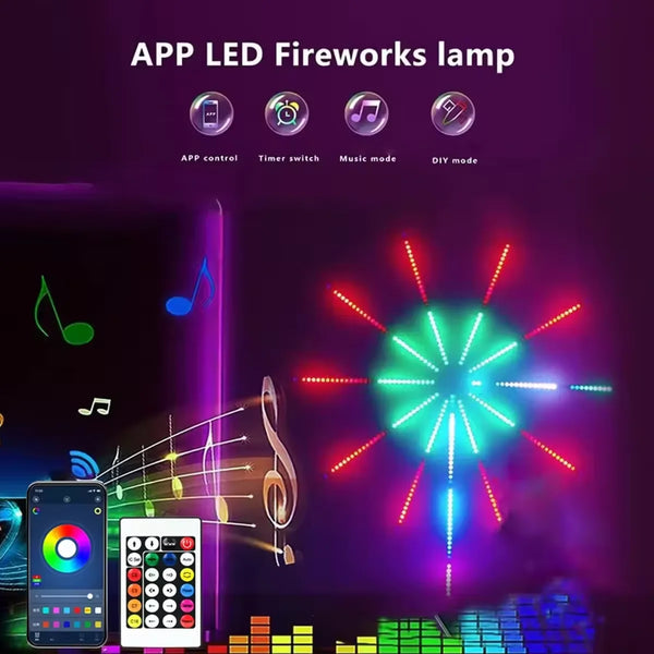 LumiBurst™ – Music-Synced Firework Light Show