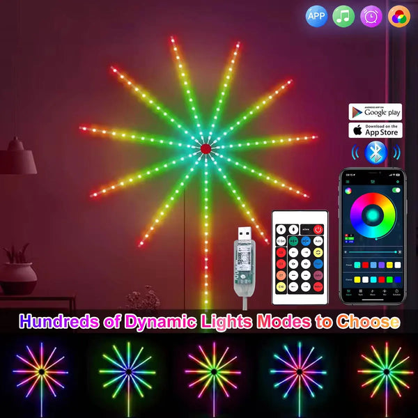 LumiBurst™ – Music-Synced Firework Light Show