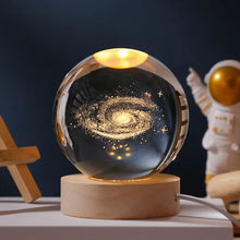 3D Moonlit Galaxy Orb – USB LED Decorative Night Light