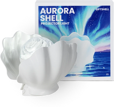 AuroraShell™ by VUYLO Starry Projector Lamp 🐚🌌 Dreamy Night Glow