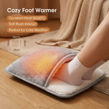 👉 USB Heated Foot Warmer Plush Heating Pad