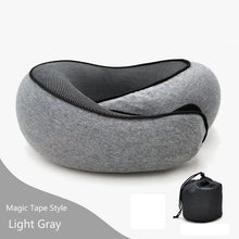 Travel Neck Pillow; Memory Foam Comfort for Rest Anywhere