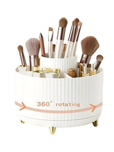360° Rotating Makeup Organizer with 5 Compartments Storage