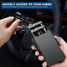 SecureSnap™ Smart RFID Wallet 🔒💼 Pop-Up. Protected. Stylish.