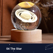 3D Moonlit Galaxy Orb – USB LED Decorative Night Light